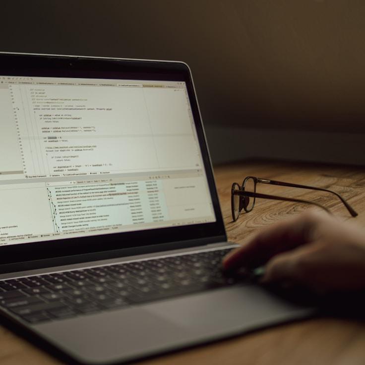 Mobile app development process showing collaborative team environment